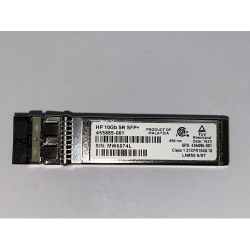 Трансивер HPE 10Gb SR SFP PN: 455885-001