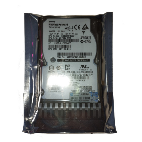 Жесткий диск HP 600GB 10K SAS 2.5 PN: 597609-003