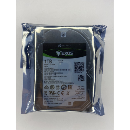 Жесткий диск Seagate Exos 1TB SATA HDD PN: 1FN101-005 MODEL: ST1000NX0313